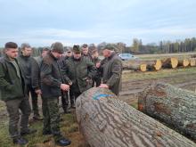 Wyjazd szkoleniowy w Zespole Składnic Lasów Państwowych w Białogardzie.