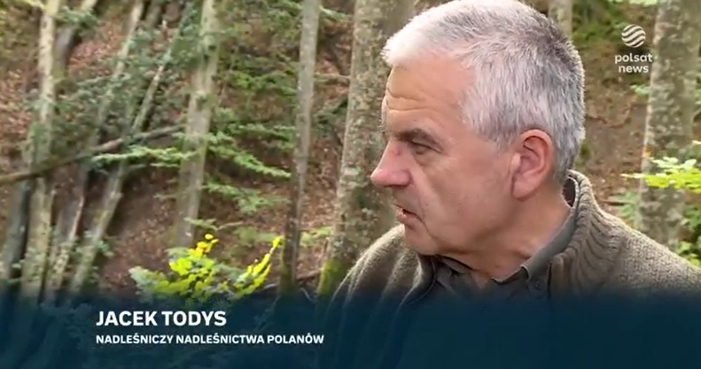 Nasz Nadleśniczy Jacek Todys w Polsat News o górach nad Bałtykiem